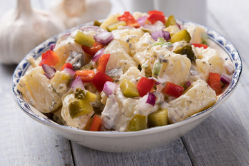 Potato salad with mayonnaise dressing