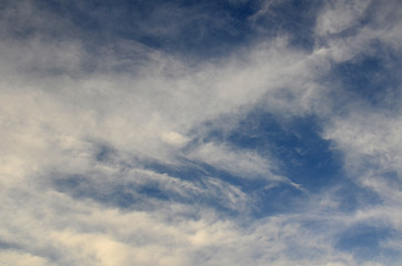 Blue sky with clouds