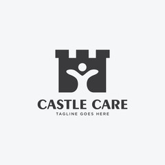 Castle Care Logo - Vector logo template