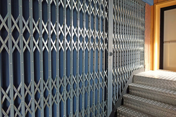 Hinged doors as wall decoration for interior design ideas.