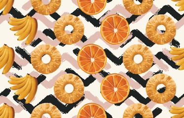 Vintage Beautiful and trendy Seamless Tropical Pattern design in super high resolution. Pattern Decoration Texture. Vintage Style Design for Fabric Print, Wallpaper Background.