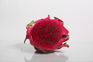 Dragon fruit isolated on white background
