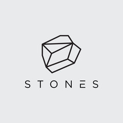 Stones Logo - Vector logo template