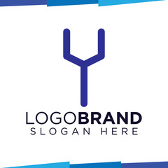 Y Letter hexagonal Logo Icon Vector template, home logo