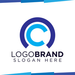 AC Initial Letter Logo Icon Vector template