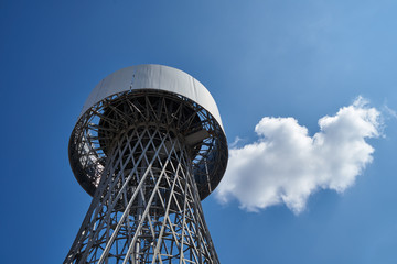 An image of an old water tower.