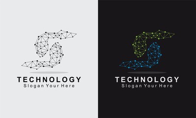 s technology networking logo