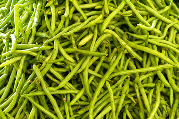 background of green beans