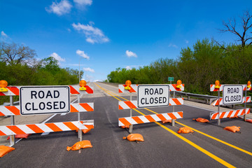Road closed