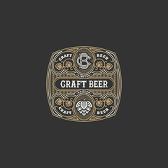 Beer label design