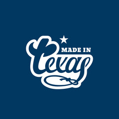 Texas lettering