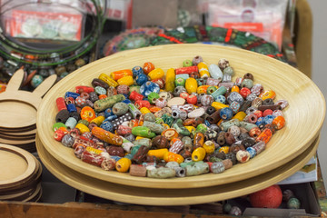 Beads for ceramics necklaces. Handwork.