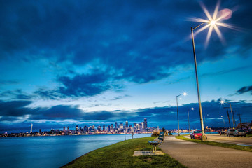 Seattle Skyline at Night