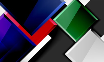 Color squares futuristic abstract background