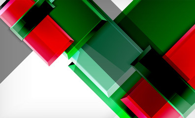 Colorful square and rectangle blocks background