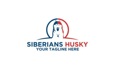 Siberian Husky Logo © redvy