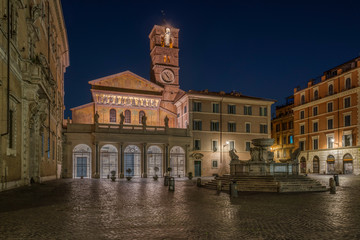 Naklejka premium Roma Santa Maria di Trastevere