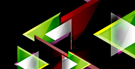 Triangle abstract background