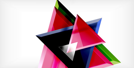Triangle abstract background