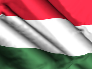 Hungary flag background