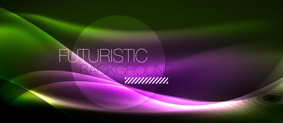 Neon light waves