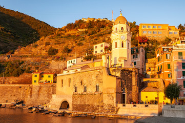 Fototapeta premium Vernazza in the Cinque Terre, Italy