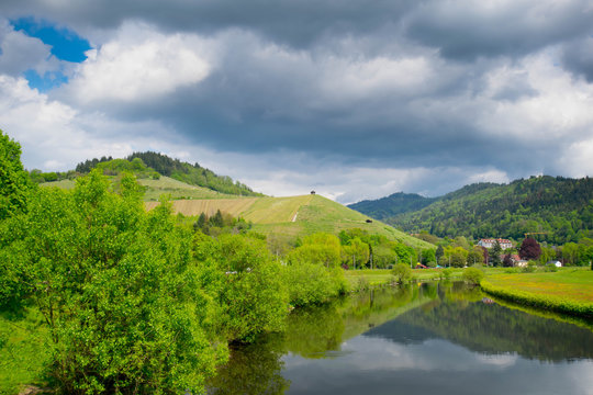 Die Kinzig bei Gengenbach im Schwarzwald