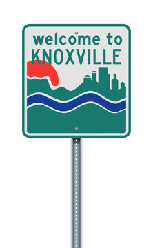 Welcome To Knoxville Road Sign