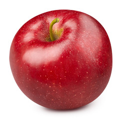 Red apple isolated on white