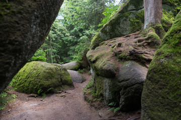 felsenlabyrinth luisenburg in Bayern