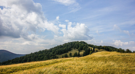 Small hill in the mountains