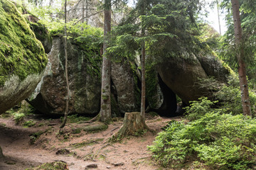 felsenlabyrinth luisenburg in Bayern