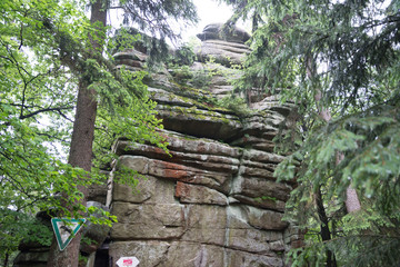 haberstein near luisenburg and Kösine