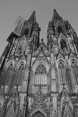 Cologne Cathedral facade, Germany.