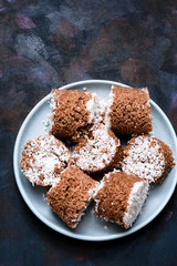 Puttu, or pittu, is a breakfast dish in Indian state of Kerala, Tamil Nadu, parts of Karnataka, and Sri Lanka. 