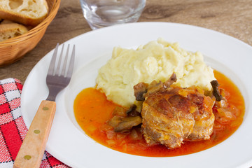 paupiette et purée 