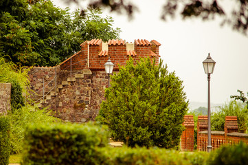 Tangermünder Burganlage mit dem Aussichtsturm