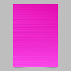 Abstract geometric gradient stripe flyer template design