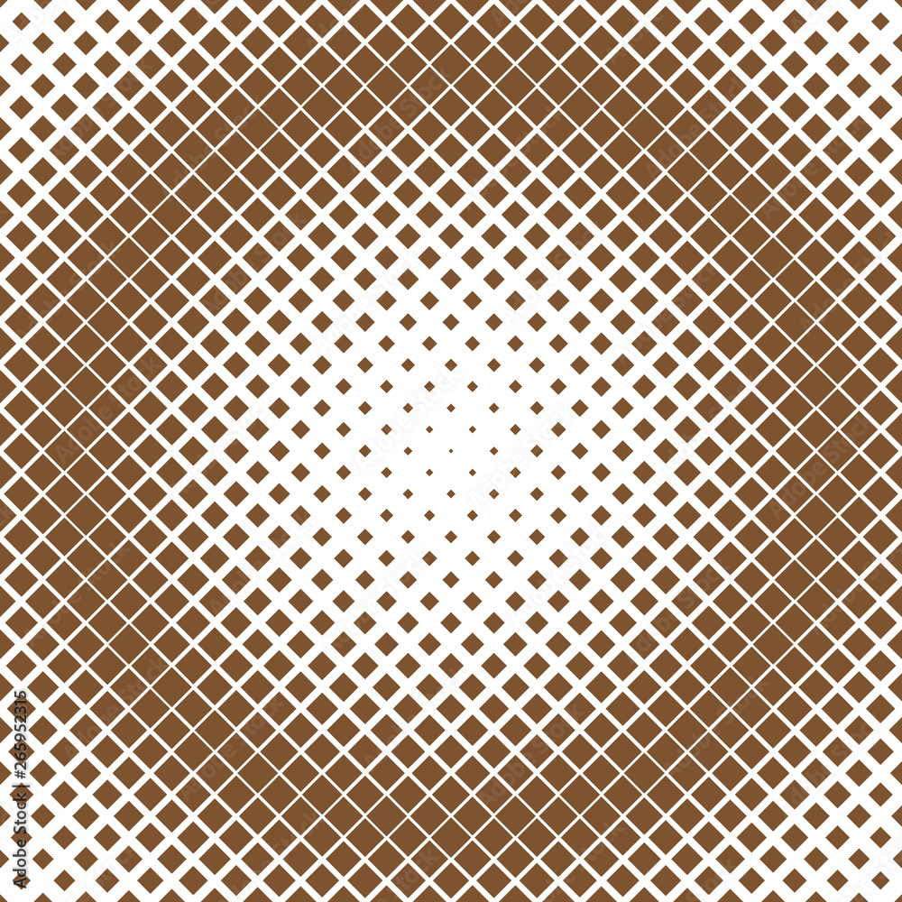 Poster Retro abstract halftone square pattern background from diagonal squares