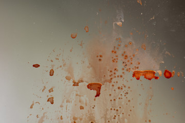 Dry blood stains