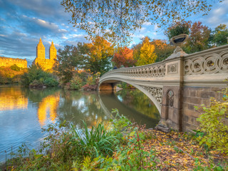 Bow bridge,Central Park, New York Cit
