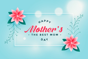 lovely happy mother's day flower greeting