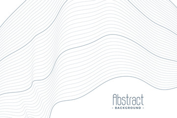 abstract contour lines white background
