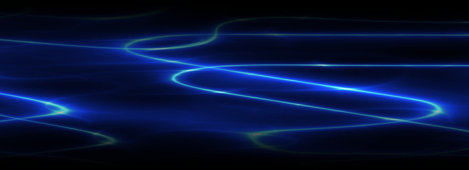 blue energy electric glow lichting 