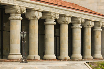 Naklejka premium Building with columns in Georgia