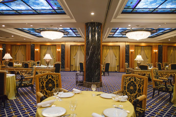 interior of a five star premium hotel.