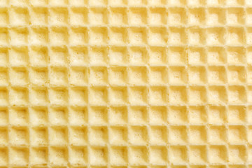Tasty wafer as background, closeup. Crispy food