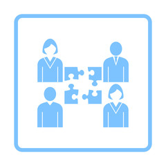 Obraz premium Corporate Team Icon