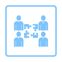 Obraz premium Corporate Team Icon