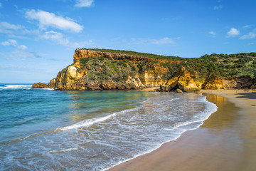 Fototapeta na wymiar Childers Cove beach on Great Ocean Road, Victoria, Australia